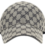 Boné Gucci Gg Baseball Canvas Blue