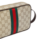 Bolsa Gucci Shoulder Bag Vintage Sand Dark Brown