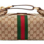 Bolsa Gucci Brown Vanity Gg Canvas Medium Top-Handle Bag