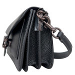 Bolsa Coach Polished Pebble Leather Tabby 26 Black
