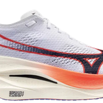 Tênis Mizuno Wave Rebellion Pro 3  White Baritone Blue Fiery Coral
