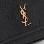 Bolsa Saint Laurent Niki Mini Crinkled-leather Shoulder Bag
