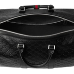 Bolsa Gucci Black Gg Emblem Medium Duffle Bag
