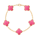 Pulseira Van Cleef Vintage Alhambra 5 motivos