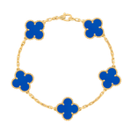 Pulseira Van Cleef Vintage Alhambra 5 motivos Ágata
