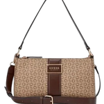 Bolsa Guess Isabella Mini Shoulder Caramelo