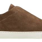 Tênis Zegna Triple Stitch Brown Suede