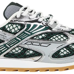 Tênis Bottega Veneta Orbit Sneaker Biliard Green Silver