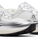 Tênis Chanel CC Logo Sneaker White Silver