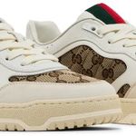 Tênis Gucci Re-Web Sneaker GG Canvas White Beige