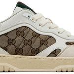 Tênis Gucci Re-Web Sneaker GG Canvas White Beige