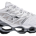 Tênis Mizuno Wave Prophecy 7 White Silver