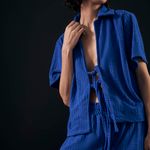 Blusa Towel Azul Klein