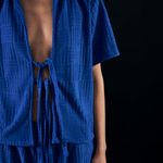 Blusa Towel Azul Klein