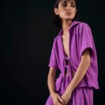Blusa Towel Violet