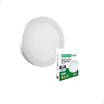 Plafon Painel Led 24w Lux 6500k Redondo Sobrepor Taschibra Cor Branco Voltagem 110v/220v