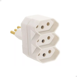 Plug Tomada 2p+t Saída 20a Cinza Fame