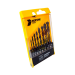 Kit Jogo 8 Peças Brocas P/ Madeira 3 A 10mm Com Estojo