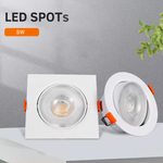 Spot Led 5w Quadrado 3000k