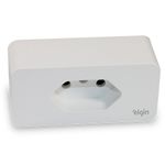 Tomada Inteligente Smart 10a Wi-fi Elgin Alexa E Google Home Cor Branco