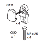 Suporte Fixacao Externo Para Quadros Atlantic - Ral 7035