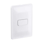 Conjunto 1 Interruptor Simples 4x2 Branco 680100 Pial Zeffia