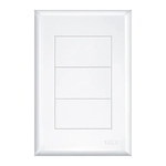 Placa Espelho 4x2 Cega Suporte Evidence Fame Cod 2883 Cor Branco