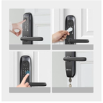Fechadura Inteligente Por Impressao Digital Wi-fi Ezviz 508 Dpi L2s