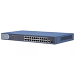 Switch Poe 24 Portas Gigabit Hikvision Ds-3e0526p-e/m +1 Sfp