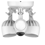 Câmera IP Wi-Fi Externa 2MP Luminária 2 em 1 EZVIZ LC1C