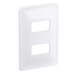Placa Pial Legrand Zeffia para 2 módulos - Branco - 680182