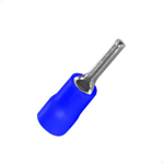 Terminal Tubular Pino 1,5-2,5mm - 23,0mm Azul - 100 Unidades