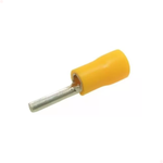 Terminal Tubular Pino 4,0-6,0mm - 25,5 Mm Amarelo - 100 Unidades