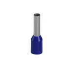Terminal Elétrico Ilhos Tubo Pré Isolado 2,5MMX8MM Azul- 50 Peças