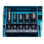 Jogo Bits E Soquetes Impact Black 35 Peças Makita B-66880