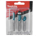 Jogo de Fresas para Tupia com 3 Peças D-16461 Makita