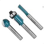Jogo de Fresas para Tupia com 3 Peças D-16461 Makita