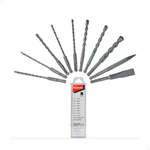 Kit Brocas Talhadeira E Ponteiro Sds Plus 10 Peças Makita D-46361