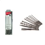 Kit Brocas Talhadeira E Ponteiro Sds Plus 10 Peças Makita D-46361