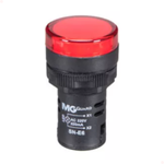 Botão Sinaleiro Monobloco 220 Vca Vermelho - Margirius