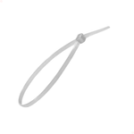 Abraçadeira Nylon Branca Enforca Gato 7,6 X 250 - 50 Peças