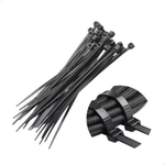 Abraçadeira Nylon Preta Enforca Gato 7,6 X 400 - 50 Peças