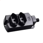 Tomada Barra Dupla 2p+t 20a Tmu2-320 Preto - Margirius