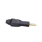 Plugue Tomada Macho 2 Pinos 10a 2p Prensa Cabo Margirius Cor Preto