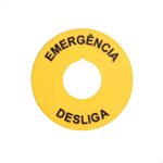 Placa Botao De Emergencia Margirius