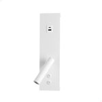 Luminária Arandela Leya Branca Ip20 3000k 12w Bivolt Gaya