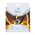 Fita Led Cob 18w 5m 12v Ip20 6000k Branco Frio Gaya
