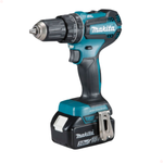 Parafusadeira 18v Bat 3ah Carreg E Mak-pac Dhp485rf1j Makita Cor Azul-turquesa Frequência Voltagem : 18 Volts 110v/220v