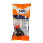 Botão Cogumelo Pulsador Curto 1NF  Vermelho Margirius