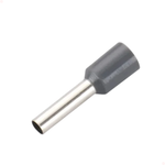 Terminal Tubo Simples 4,0mm X 12mm Cinza 50 Unidades